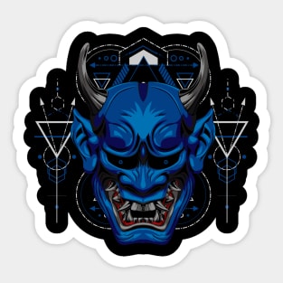 oni samurai Sticker